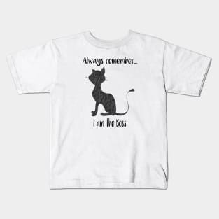 Funny Cat Lover Quotes Kids T-Shirt